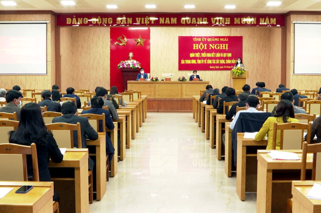 Tỉnh ủy: Quán triệt, triển khai Kết luận, Quy định của Trung ương, của tỉnh về công tác xây dựng, chỉnh đốn Đảng